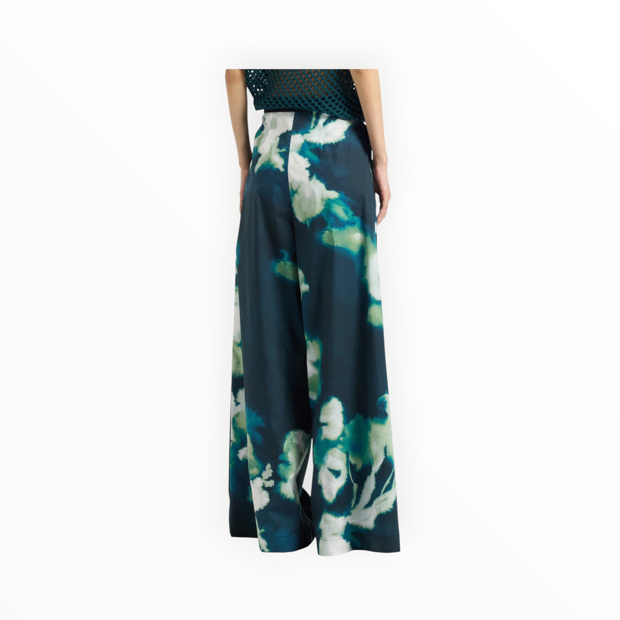Liviana Conti Ilaria Trousers - Macro Flower Night