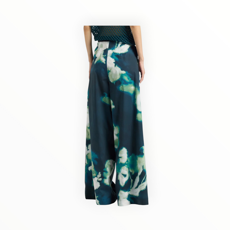 Liviana Conti Ilaria Trousers - Macro Flower Night