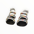 Nanni Milano Studded Sandal -White Multi