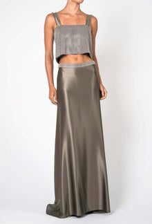 NONchalant Gemma Maxi Skirt - Moss