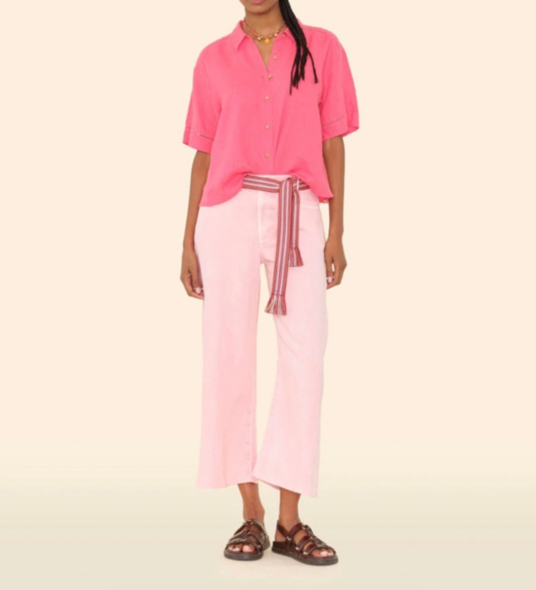 XiRENA Rianne Denim Pant - Pink Sand