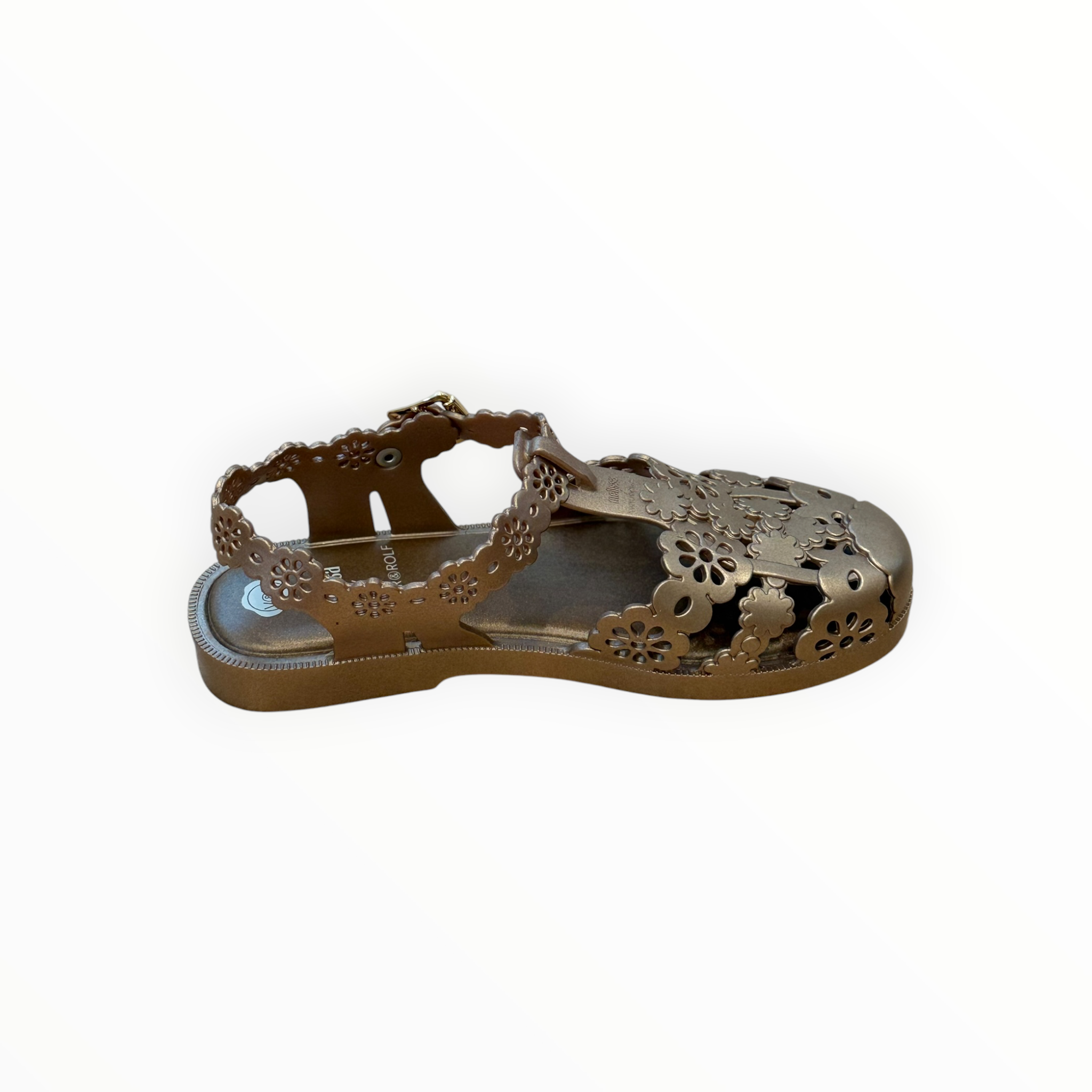 Melissa + Viktor And Rolf Possession Lace Jelly Shoe - Gold