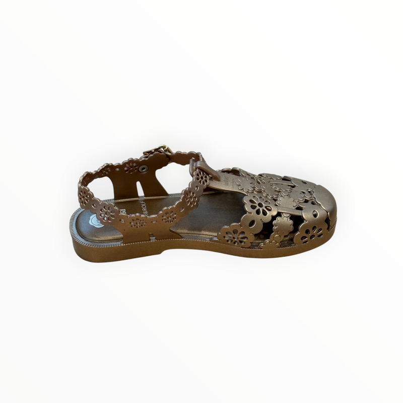 Melissa + Viktor And Rolf Possession Lace Jelly Shoe - Gold