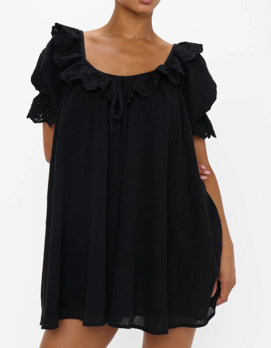 Show Me Your Mumu Toulouse Dress - Black Voile