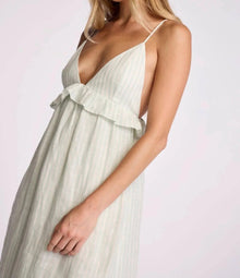 sundays Marceline Dress - Seafoam Stripe