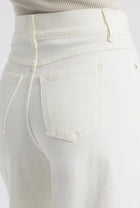 SPANXshape™ EveryWear Cropped Wide Leg Jeans - Chalk Wash