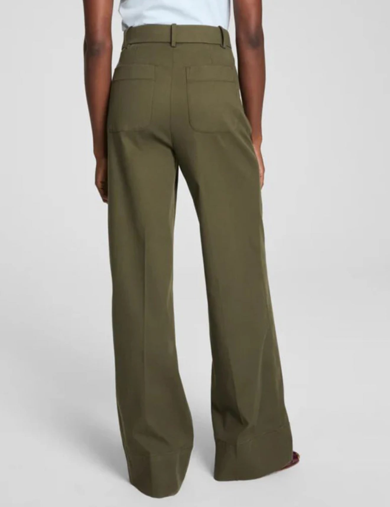 SPANXsupersmooth™ Stretch Twill
Wide Leg Pant - Dark Pine