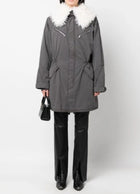 Zadig & Voltaire Kidea Parka Coat - Ardoise Grey