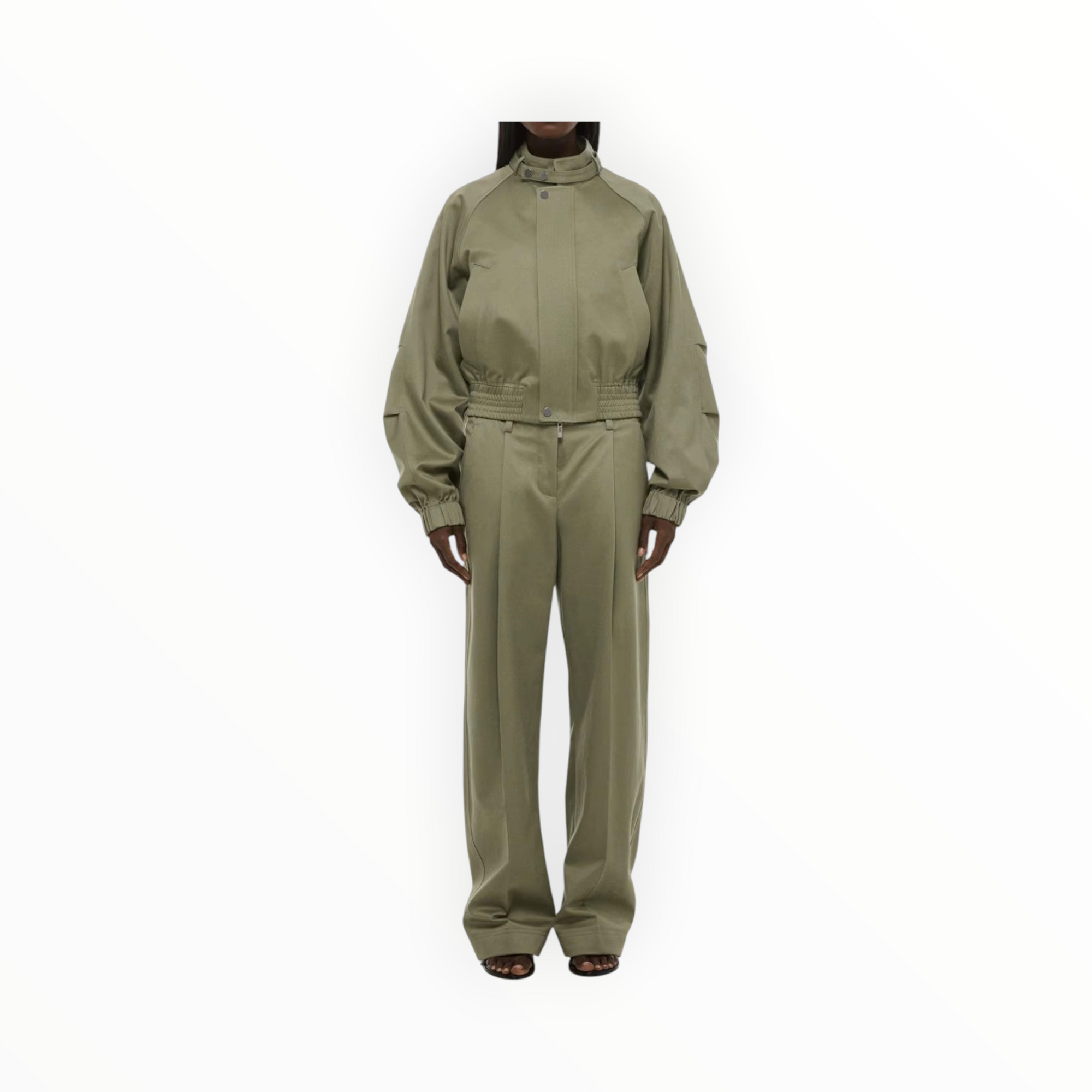 Helmut Lang Trench Bomber - Vetiver