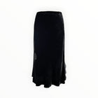 Gold Hawk Brigitte Bias Skirt - Black