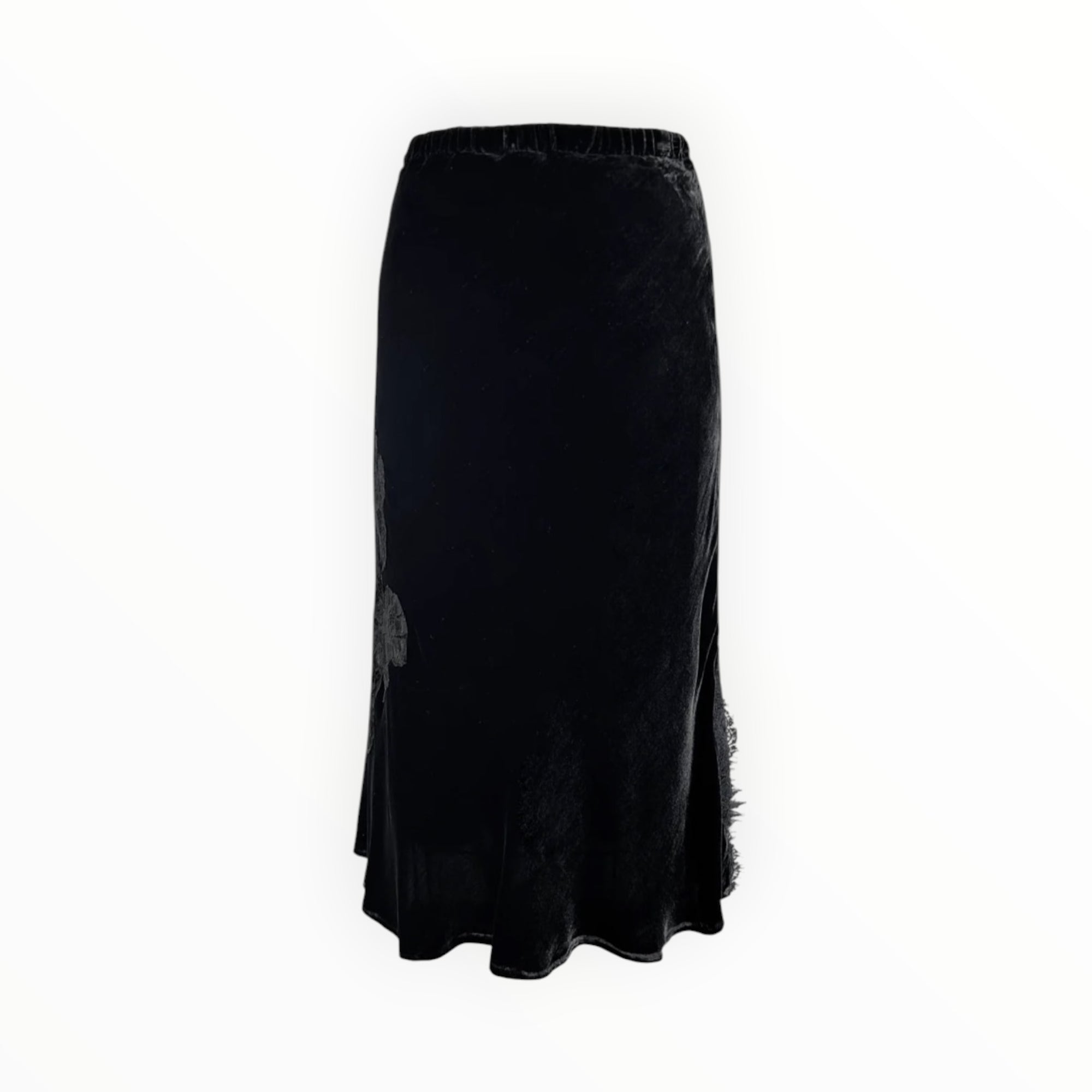Gold Hawk Brigitte Bias Skirt - Black