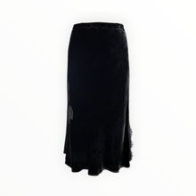 Gold Hawk Brigitte Bias Skirt - Black