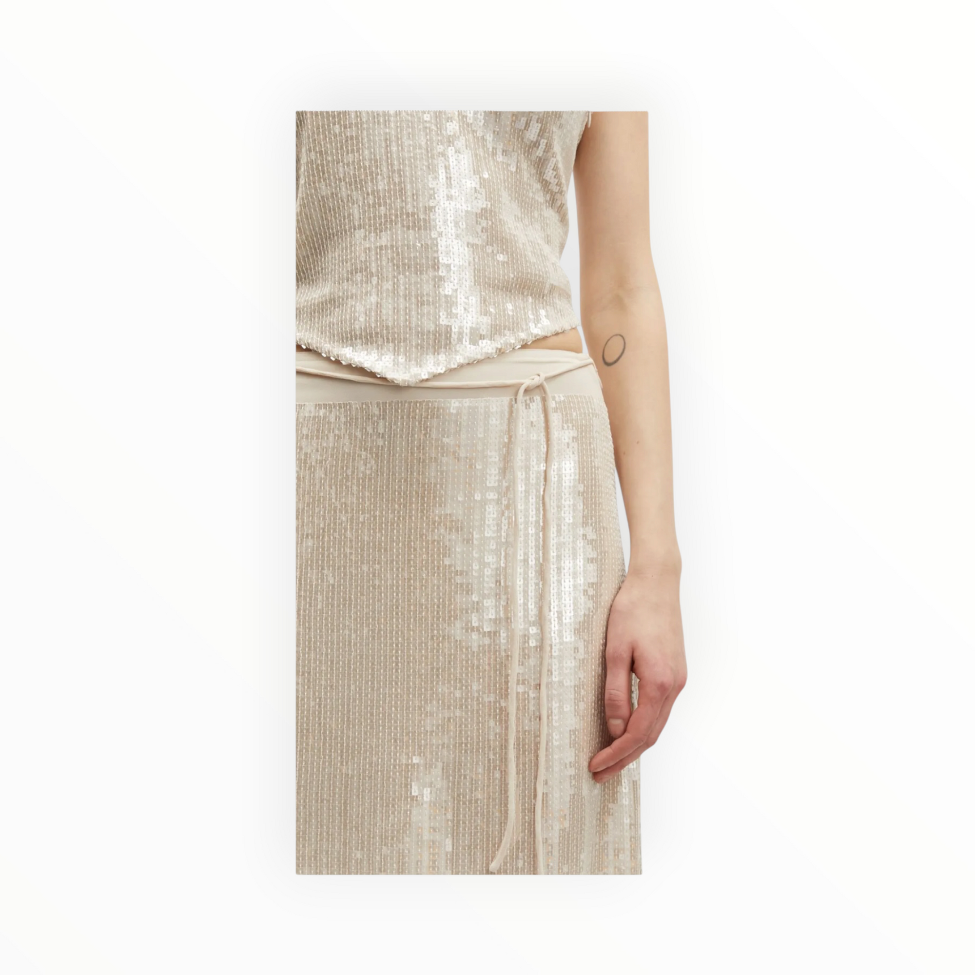 Samsøe Samsøe Salike Skirt - Clear Cream