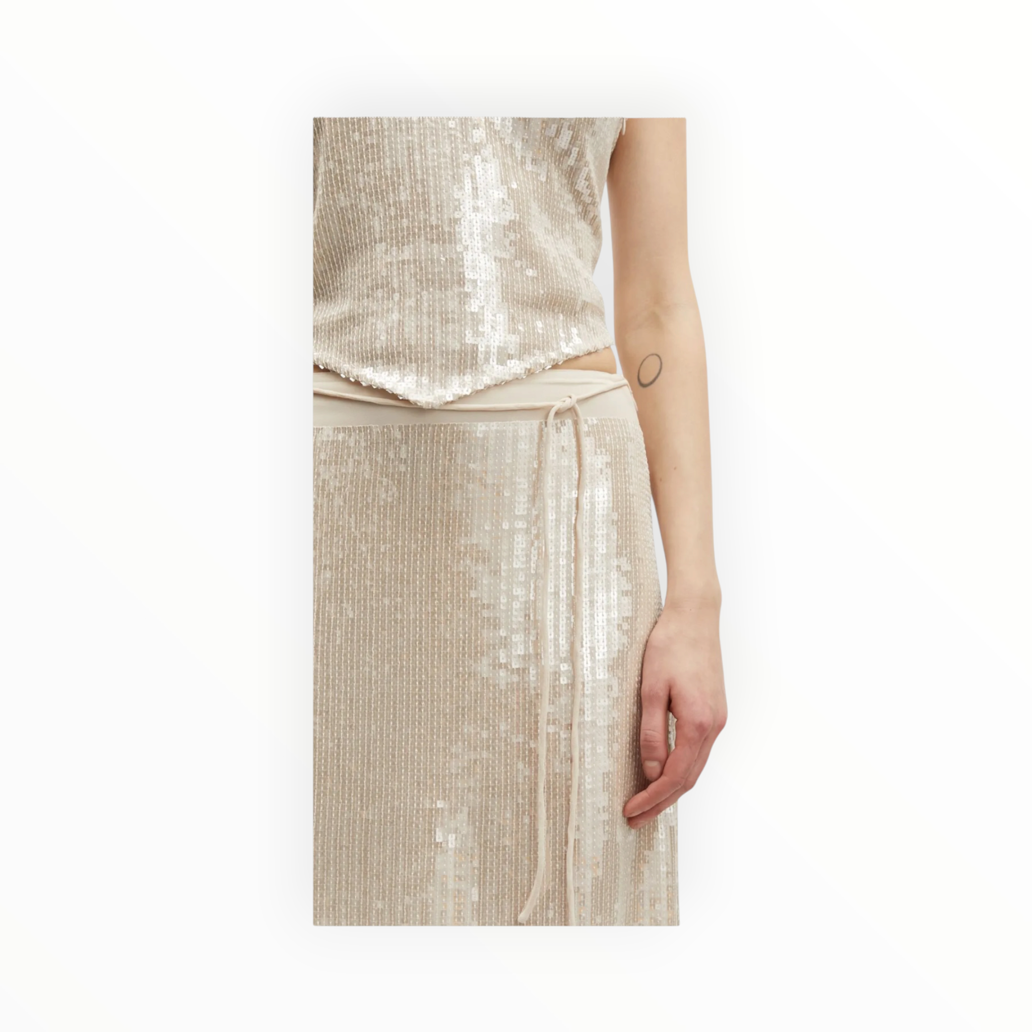 Samsøe Samsøe Salike Skirt - Clear Cream