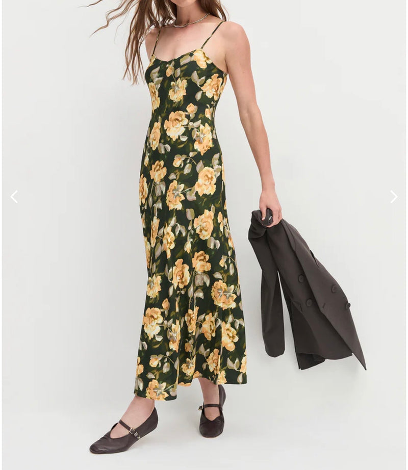 Favorite Daughter The Favorite Dress - Golden Flowerbead