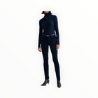 AG Jeans Velvet Mari Extended High Rise Slim Straight - Atlantic Night