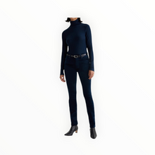 AG Jeans Velvet Mari Extended High Rise Slim Straight - Atlantic Night