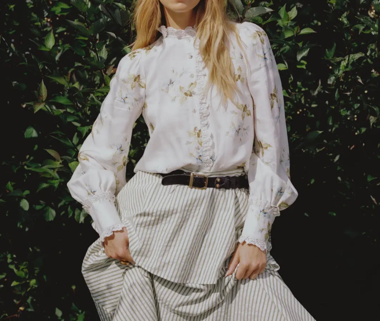 byTiMo Viscose Blouse - Tea Garden