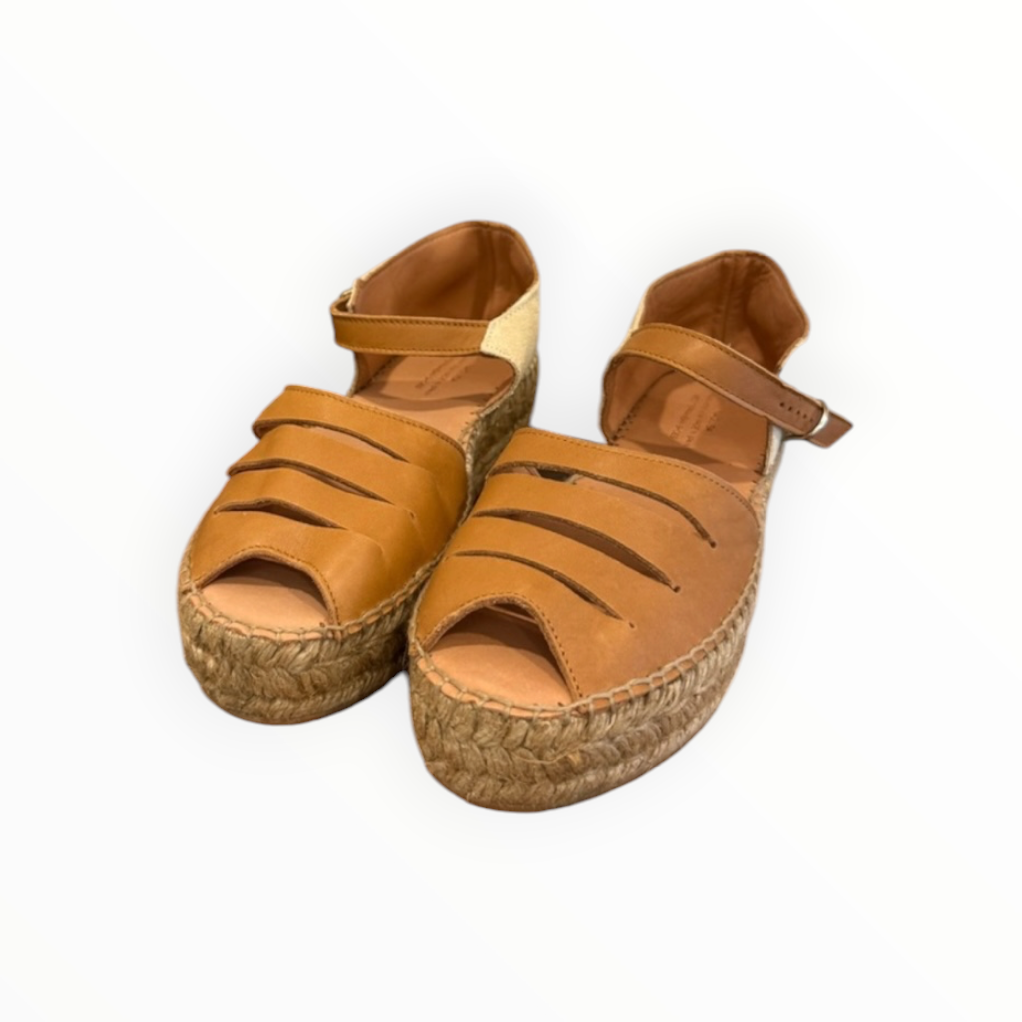 Naguisa Silencio Espadrilles- Brown/Ecru