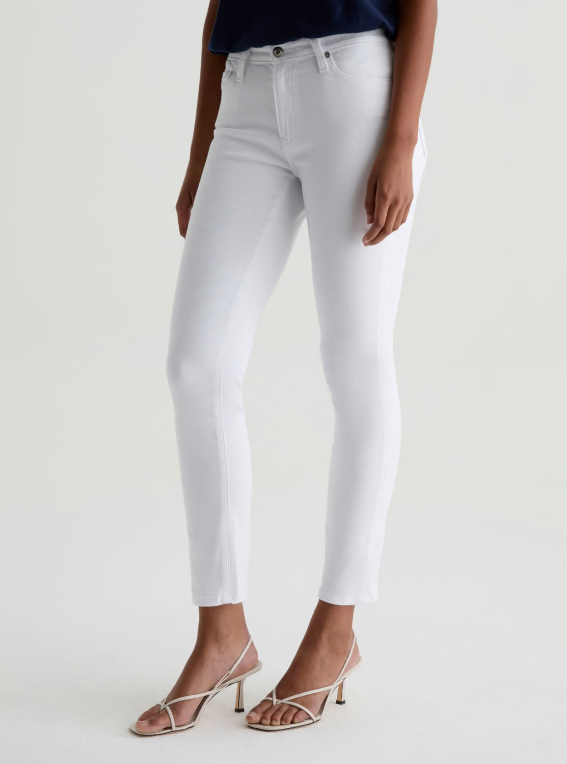 AG Jeans Prima Ankle Cigarette Leg - White