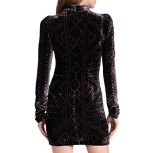 Sea New York Delphine Stretch Velvet Tunic Dress - Multi