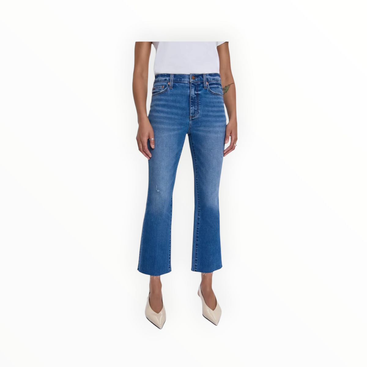 Pistola Lennon Crop Bootcut Jeans - Fling Vintage