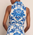 Cara Cara Hannah Top - Fiore Evening Blue