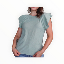 Nation Ltd Florry Ruffled Raglan Tank - Laurel