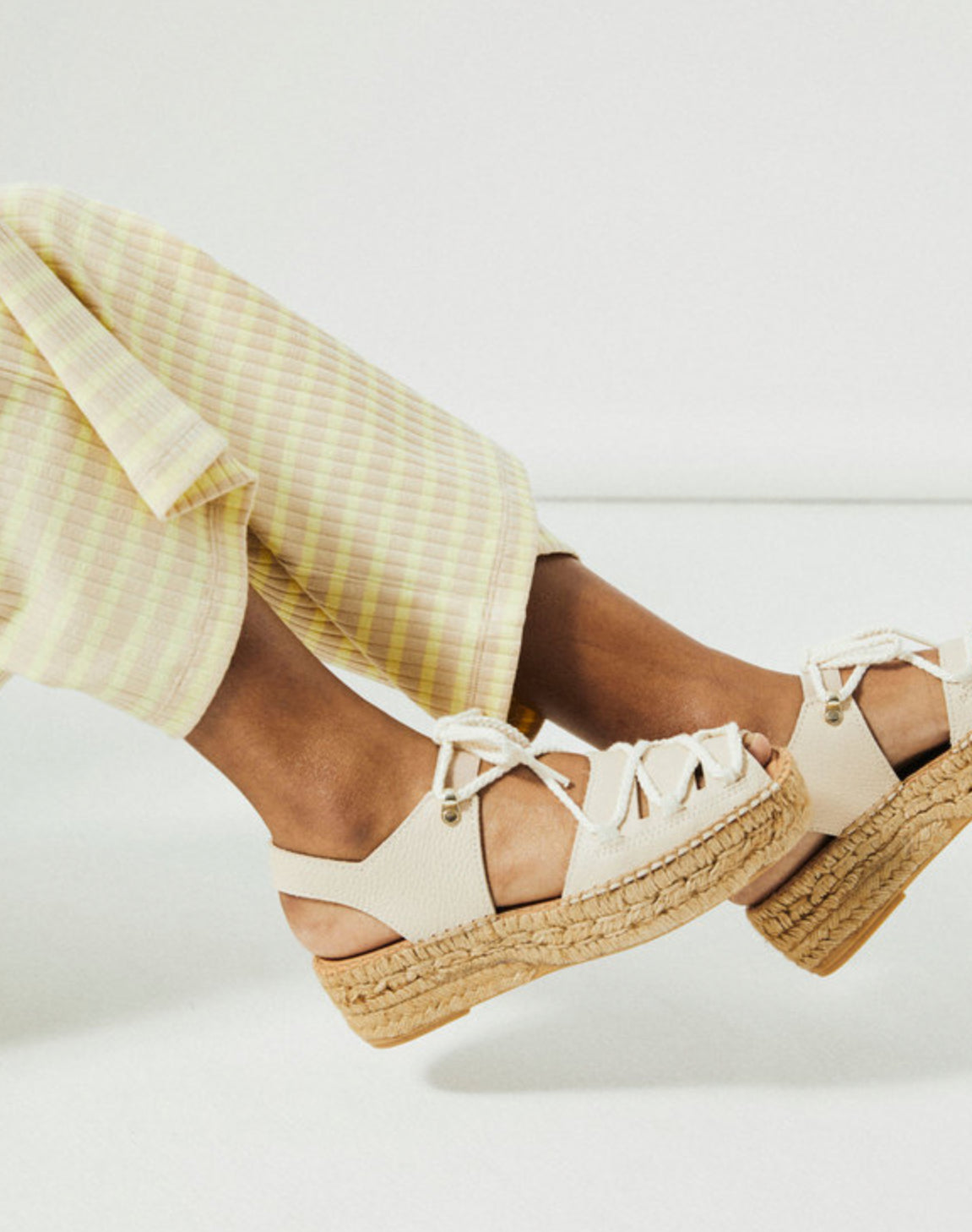 Naguisa Cima Espadrilles - Ivory