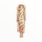 L'Agence Lemon Print Akiya Tank Dress - Cotton Candy