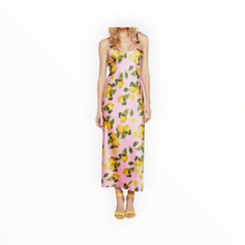 L'Agence Lemon Print Akiya Tank Dress - Cotton Candy