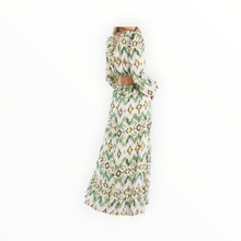 Allison New York Green Ikat Print Everly Maxi Dress