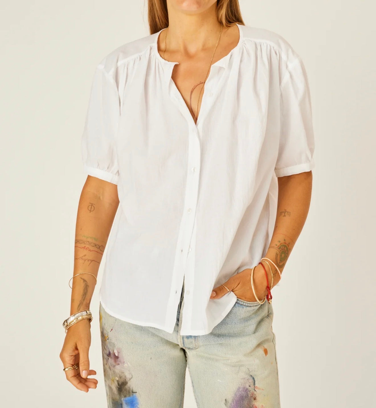 Natalie Martin Violet Top - White