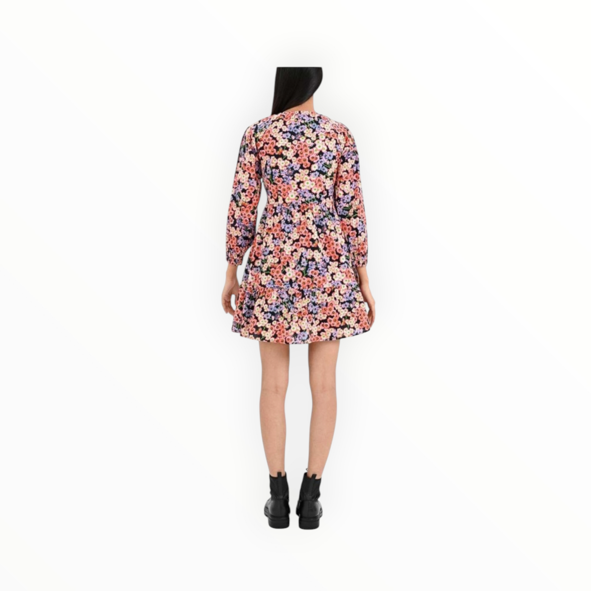 Banjanan Macaw Dress - Monarch Black