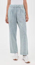 Les Tien Penny Pleat Front Pants - Slate Grey Mineral
