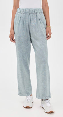 Les Tien Penny Pleat Front Pants - Slate Grey Mineral