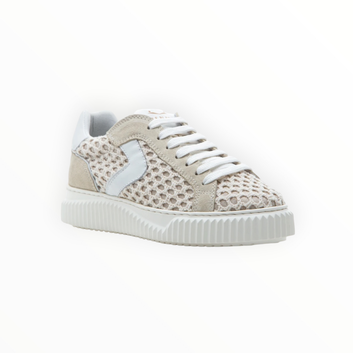 Voile Blanche Lipari Piped Sneaker - Cream/Off White