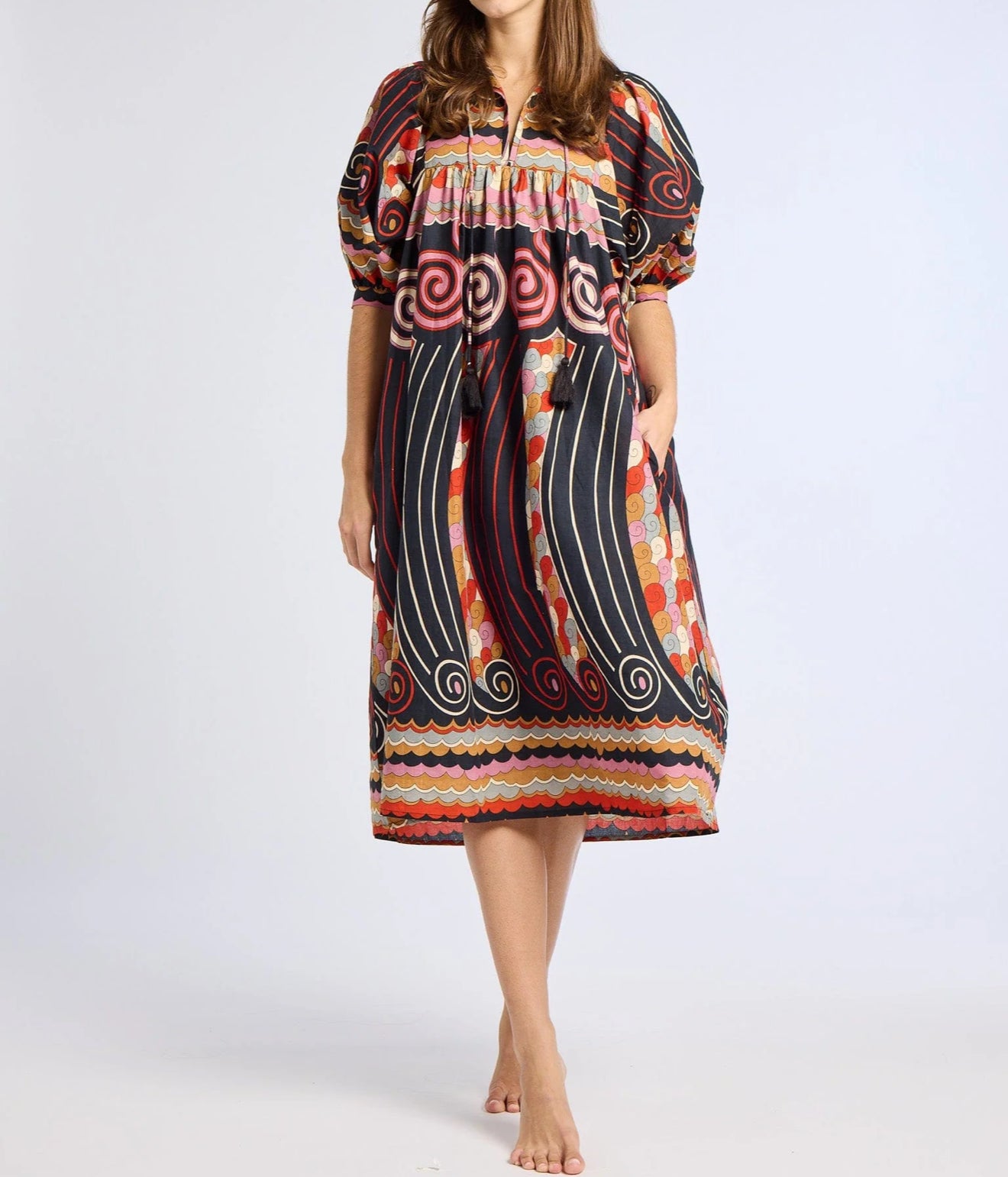 MILLE Saffron Dress - Maar Print