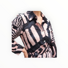 Connor & Blake Carla Dress - Crazy Zebra Pink