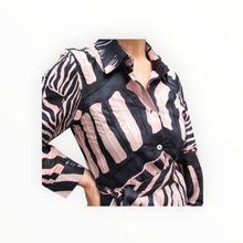 Connor & Blake Carla Dress - Crazy Zebra Pink