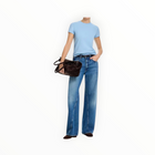 Frame The Vintage Baby Tee - Powder Blue