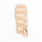 SIMKHAI Caelan Asymmetric Stripe Knit Skirt - Sand Multi