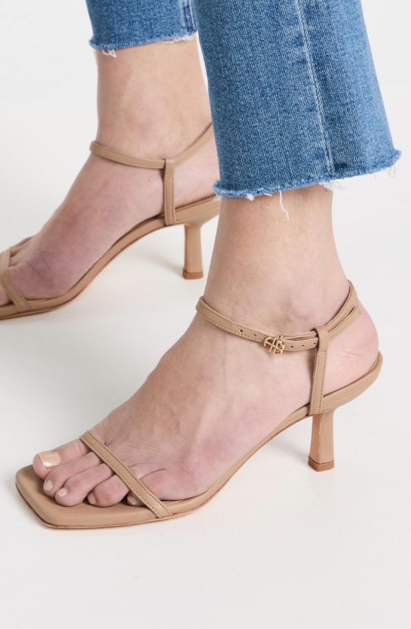 Anine Bing Invisible Sandal - Brown