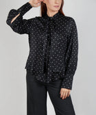 Beatrice .b Mary Blouse - Black Polkadot