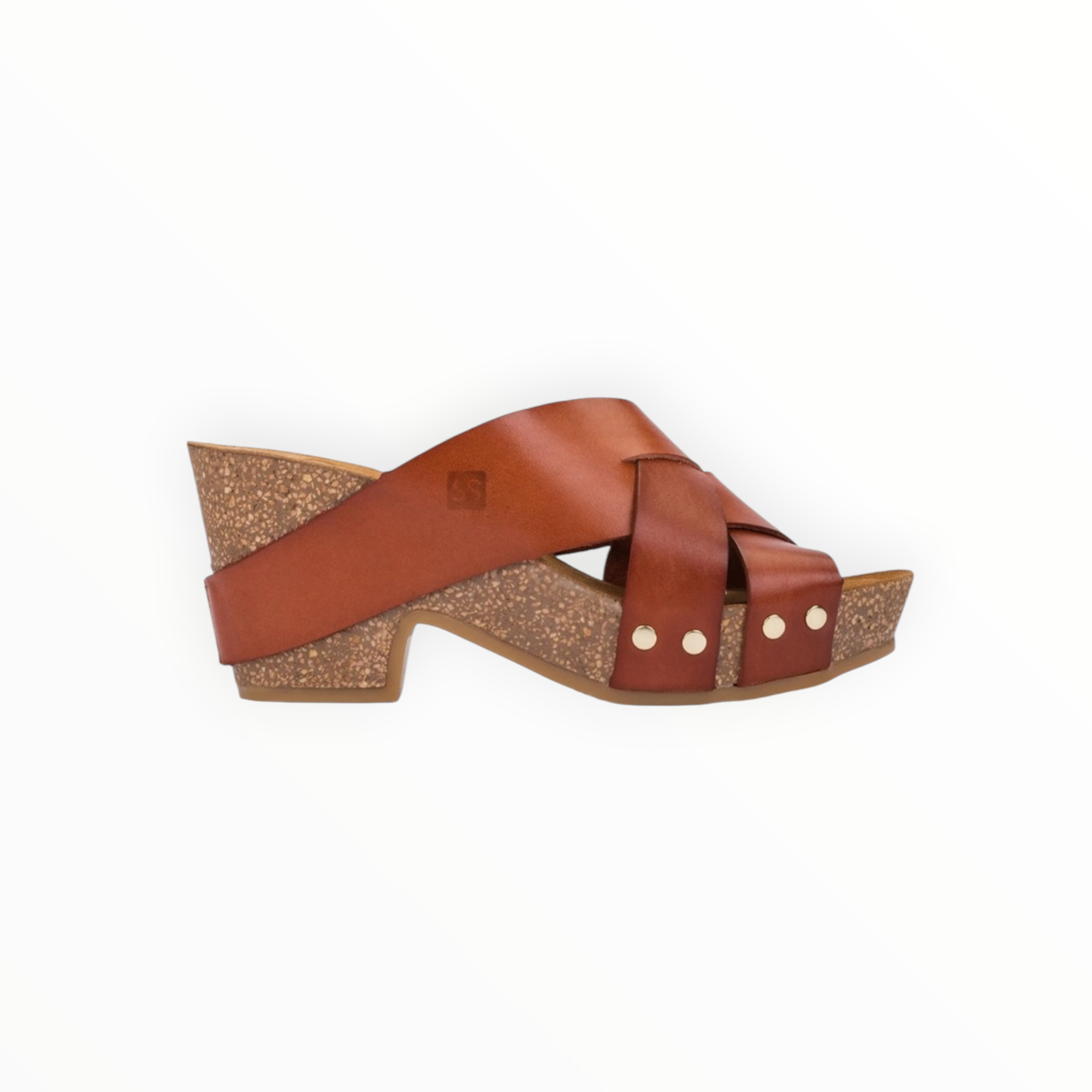 nassima Kilda Wedge Sandal - Brown