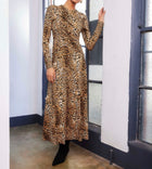 Fifteen Twenty Kourtney Cross-Front Midi Dress