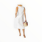 ODEEH Midi Skirt - White