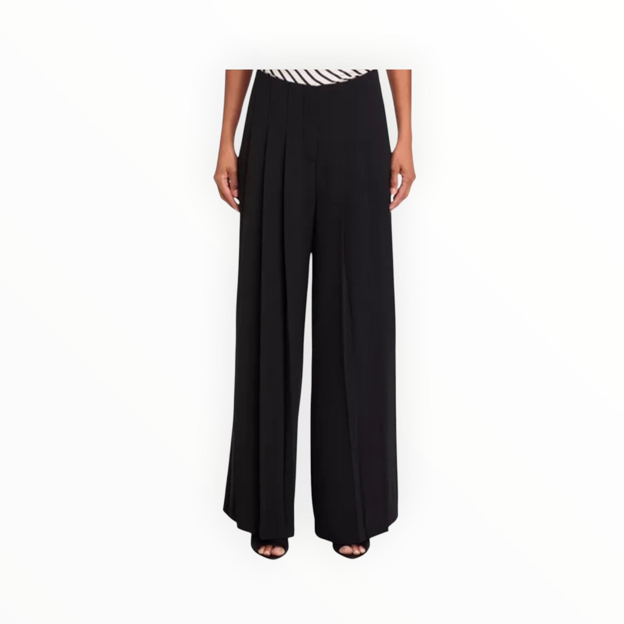 Steve Madden Angelica Pleated Pants - Black