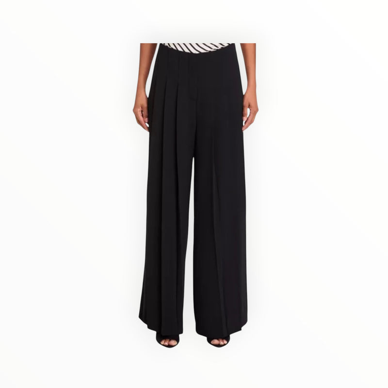Steve Madden Angelica Pleated Pants - Black