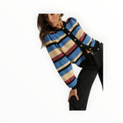 Nation Ltd Carmela Cardigan - Velour Multi Stripe
